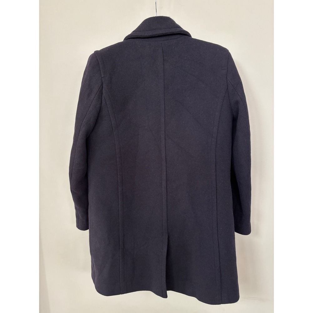 J.Crew Stadium Cloth Nello Gori Wool Peacoat Navy Blue 8 - Picture 3 of 10